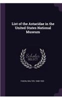 List of the Astacidae in the United States National Museum