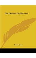 Dharma Or Doctrine