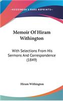 Memoir Of Hiram Withington