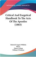 Critical And Exegetical Handbook To The Acts Of The Apostles (1883)