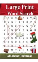 Large Print Word Search: All About Christmas(Word Search)
