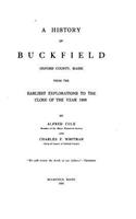 History of Buckfield, Oxford County, Maine