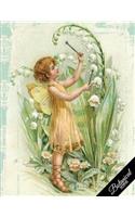 Botanical Notebook Collection: Vintage Fairy Flower, Floral Journal/Diary, Wide Ruled, 100 Pages, 8.5 x 11