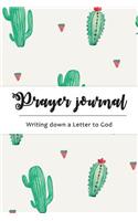 Prayer Journal Writing Down a Letter to God