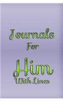 Journals For Him With Lines