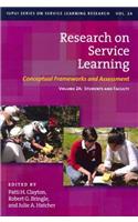 Research on Service Learning: Conceptual Frameworks and Assessments