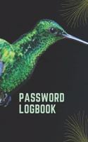 Password Logbook: Hummingbird Internet Password Keeper With Alphabetical Tabs - Handy Size 6 x 9 inches (vol. 2)