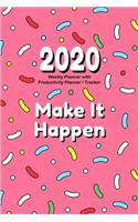 2020 Weekly Planner with Productivity Planner / Tracker