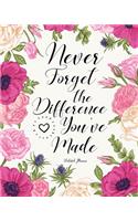 Never Forget The Difference You've Made