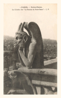 Vintage Journal Gargoyle on Notre Dame Cathedral: (Pocket Sized - Found Image Press Journals)