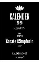 Kalender 2020 für Karate Kämpfer / Karate Kämpferin