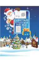 Christmas Activity Book For Kids 1 In 3