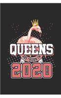 Queens Are Born In 2020: Blank Lined Notebook / Journal (6 X 9) - Birthday Gift and Anniversary Gift for Women