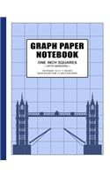 Graph Paper Notebook 1 Inch Squares