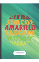 Citra Simcoe Amarillo Cascade Mosaic Galaxy
