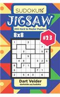 Sudoku Jigsaw - 200 Hard to Master Puzzles 8x8 (Volume 23)