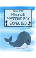 Baby Book March Precious Boy Expected