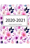 2020 - 2021 Weekly And Monthly Planner