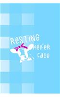 Resting Heifer Face