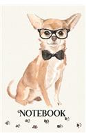Notebook: Chihuahua Lined Journal Composition Notebook