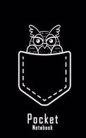 Pocket Notebook: 6x9 OWL - blank with numbers paper - notebook - notes