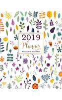 2019 Planner Weekly & Monthly