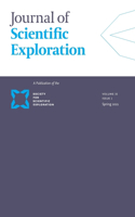 Journal of Scientific Exploration 35: 1 Spring 2021