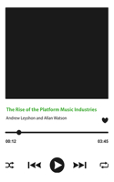 The Rise of the Platform Music Industries