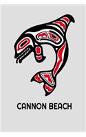 Cannon Beach Orca Killer Whale: Native American Indian Tribe Notebook - Lined 120 Pages 6 X 9 Journal