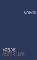 Mathematics Notebook Graph & Lined