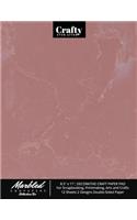 Marbled Endpapers Collection Two, 8.5 x 11, Decorative Craft Paper Pad for Scrapbooking, Printmaking, Arts and Crafts: 12 Sheets 2 Designs Double-Sided Scrapbook Paper
