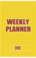 Weekly Planner 2018