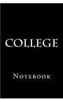 College: Notebook