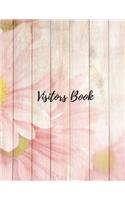 Visitors Book: Visitor Log Book & Register, Login Notebook, Record Guest Sign-In, Register Book. Includes Sections For Date, Visitor, Name, Address, Phone, & Email