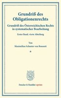 Grundriss Des Obligationenrechts