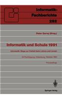 Informatik Und Schule 1991