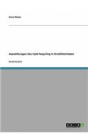 Auswirkungen des Cash Recycling in Kreditinstituten