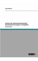 Analyse der Darstellung akustischer Sinneswahrnehmungen im Kriegsfilm