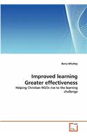 Improved learning Greater effectiveness