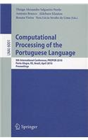 Computational Processing of the Portuguese Language