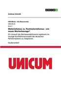Materialismus vs. Postmaterialismus - ein neues Wertecleavage?