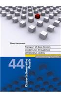 Transport of Bose-Einstein Condensates Through Two Dimensional Cavities