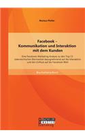 Facebook - Kommunikation und Interaktion mit dem Kunden