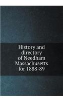 History and directory of Needham Massachusetts for 1888-89: (English)