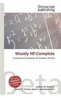 Weakly NP-Complete: (English)