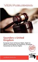 Saunders V United Kingdom