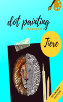 Dot Painting Übungsheft Tiere schwarze Edition