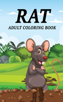 Rat Adult Coloring Book