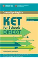 KET for Schools Direct Workbook with Answers