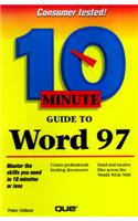 10 Minute Guide to Word 97